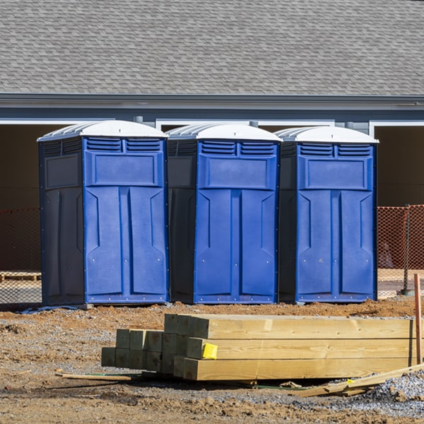 is there a specific order in which to place multiple portable toilets in Port Republic Virginia